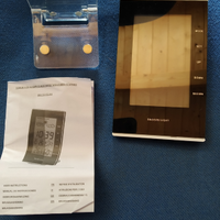 Orologio sveglia touch LCD con stazione meteo