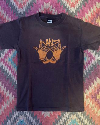 T-shirt Vans Off The Wall - Marrone - Taglia S