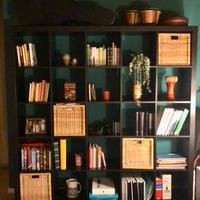 Libreria KALLAX (Ikea) marrone scuro/nero