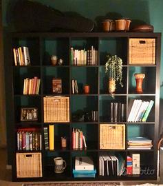 Libreria KALLAX (Ikea) marrone scuro/nero