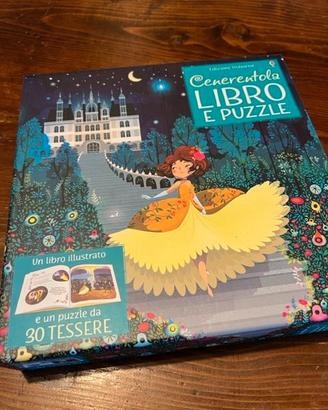 Puzzle Cenerentola con libro Originale Nuovo