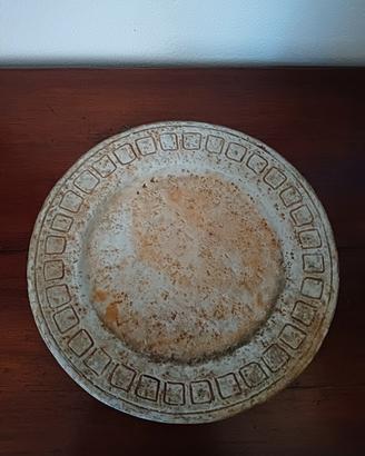Piatto vintage in terracotta, anni '60, Italia