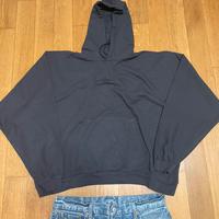 Felpa YZY Nera Kanye West Baggy Fit Taglia 2 L-XL