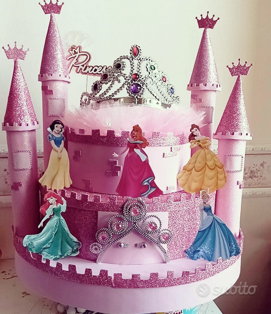 Principesse Disney - Torta Scenografica Luminosa piccola