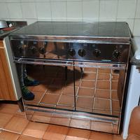 stufa in acciaio a gas