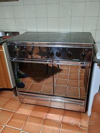 stufa in acciaio a gas