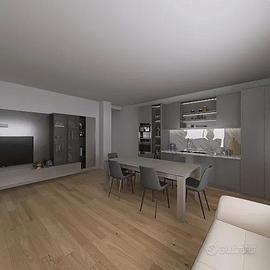 Appartamenti quadrilocali piano terra con giardino