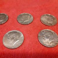 Monete argento mezzi dollari/half dollars