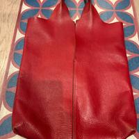 Borsa in pelle artigianale martellata