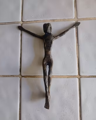 Cristo in croce - scultura
