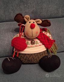 Renna peluche fermaporta