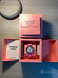 OMEGA x Swatch Pink Moonphase – Come Nuovo
