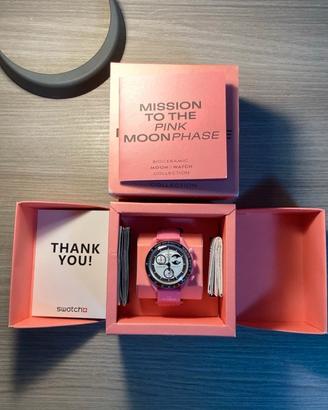 OMEGA x Swatch Pink Moonphase – Come Nuovo