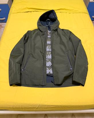 Giacca Uomo Sorbino Verde Militare Khaki Piumino M