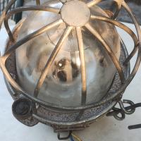 lampada recupero navale in ferro