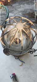lampada recupero navale in ferro