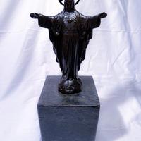 Statua Sacro Cuore di Gesù in bronzo
