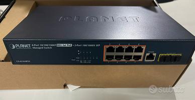 Switch PLANET Managed 8 porte Poe