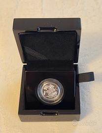 Sterlina argento proof 2026 San Giorgio Carlo III