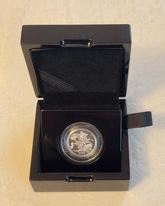 Sterlina argento proof 2026 San Giorgio Carlo III