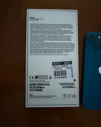 iphone 13 128 GB blu