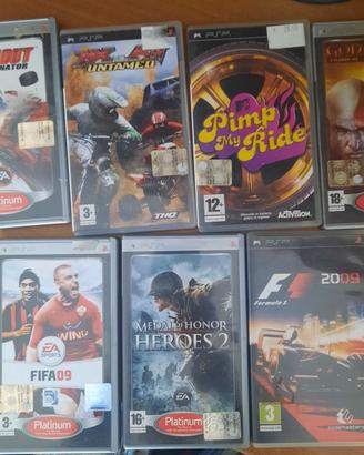 GIOCHI PLAYSTATION PORTATILE PSP VARI