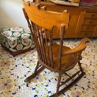 Sedia a dondolo vintage