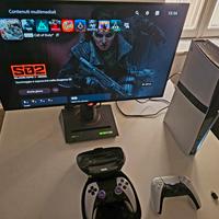 PS5 Pro + Monitor ROG OLED + DualSense Edge