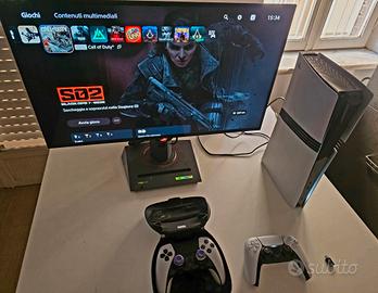 PS5 Pro + Monitor ROG OLED + DualSense Edge