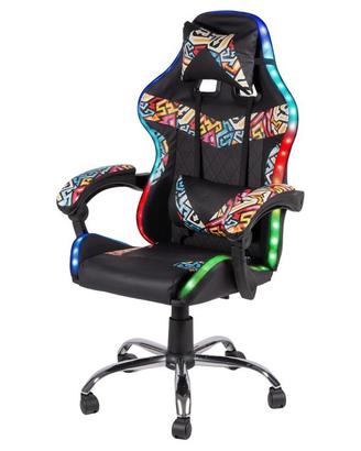 Sedia gaming con led alta qualità nuova