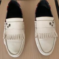 Mocassini Gucci in pelle beige