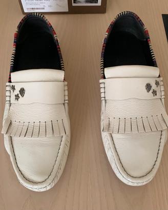 Mocassini Gucci in pelle beige