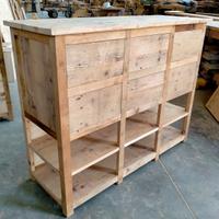 CREDENZA ABETE VECCHIO DI RECUPERO