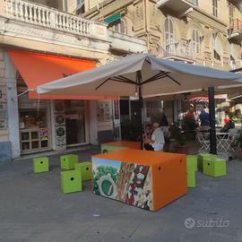 ARREDO PER TAKE AWAY ESTERNO FOCACCERIA