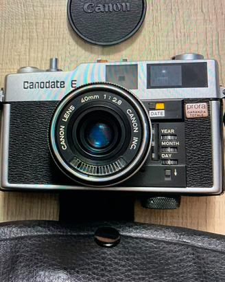 MACCHINA FOTOGRAFICA  CANON DATE E 40 mm + FLESH