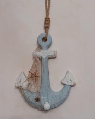 Ancora decorativa in legno 
