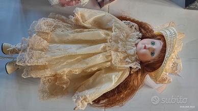 3 Bambole The Heritage Mint Ltd. Collection Porcel