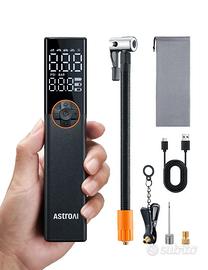 Pompa per bici portatile AstroAI L8, gonfiatore