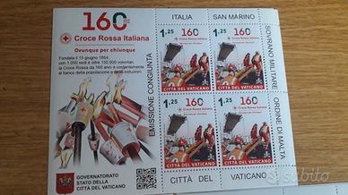 Foglietti Croce Rossa 2024 – Emissioni congiunte.