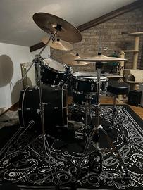 Batteria acustica Pearl Satin Black