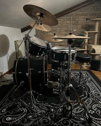 Batteria acustica Pearl Satin Black
