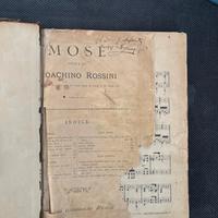 Partitura operistica, edizione Ricordi. Fine ‘800.
