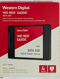 Hard disk SSD Western Digital WD RED SA500 4TB