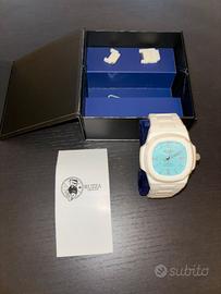 Orologio Ruzza watch bianco Tiffany