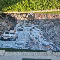 Striscione PVC fieristico militare – tema Humvee /