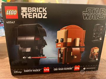 Lego BrickHeadz Obi Wan Kenobi &Darth Vader (40547