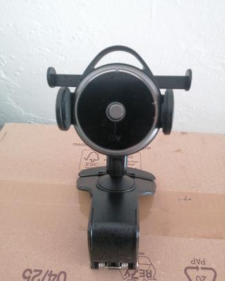 Supporto per cellulare da auto con molla
