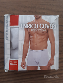 Boxer XXL Enrico Coveri bianchi uomo