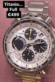 Orologio  Citizen eco drive cronografo panda dial