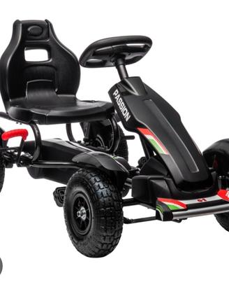 Go KART a pedali con manubrio sterzante 